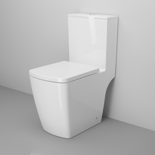 Унитаз напольный с бачком Ambassador Kingston 147K19002RS белый с сиденьем каскадный смыв - фото 2